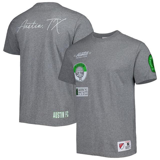 Mens Mitchell & Ness Gray Austin Fc City T-shirt Product Image