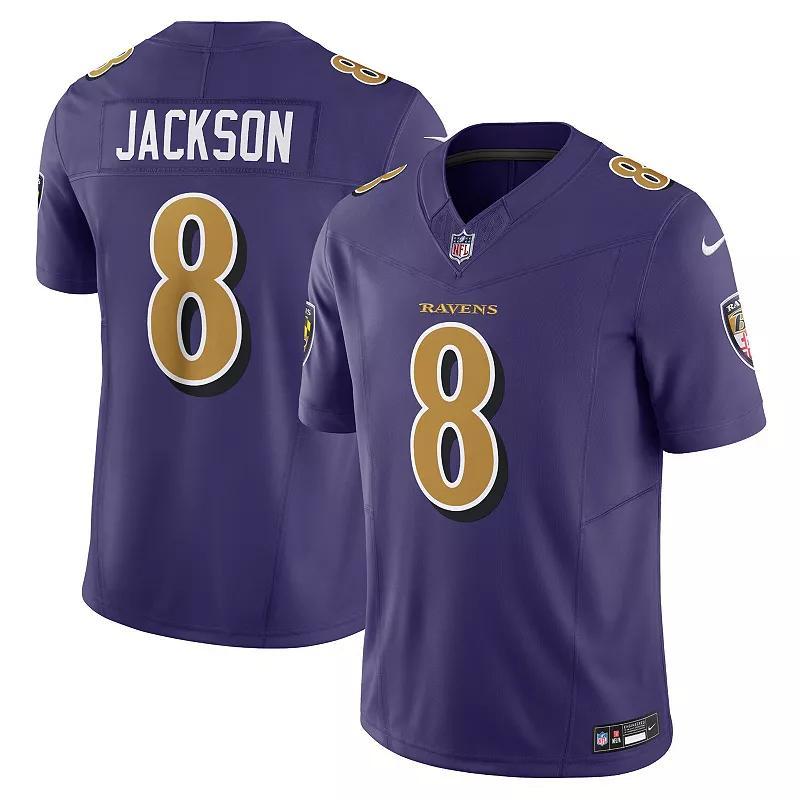 Mens Nike Lamar Jackson Baltimore Ravens Vapor F.U.S.E. Limited Alternate Jersey Product Image