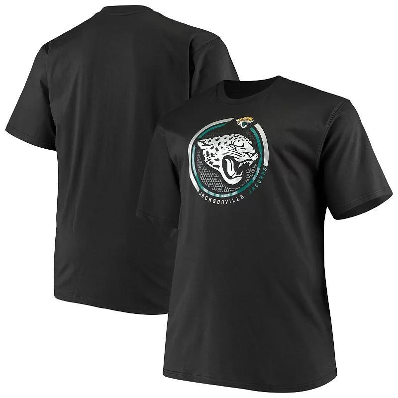 Mens Fanatics Branded Black Jacksonville Jaguars Big & Tall Color Pop T-Shirt Product Image