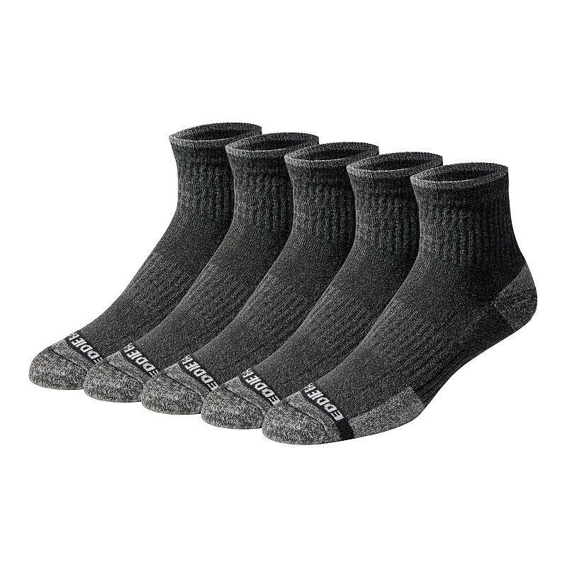 Mens Eddie Bauer Eco Quarter Socks 5-pack Product Image