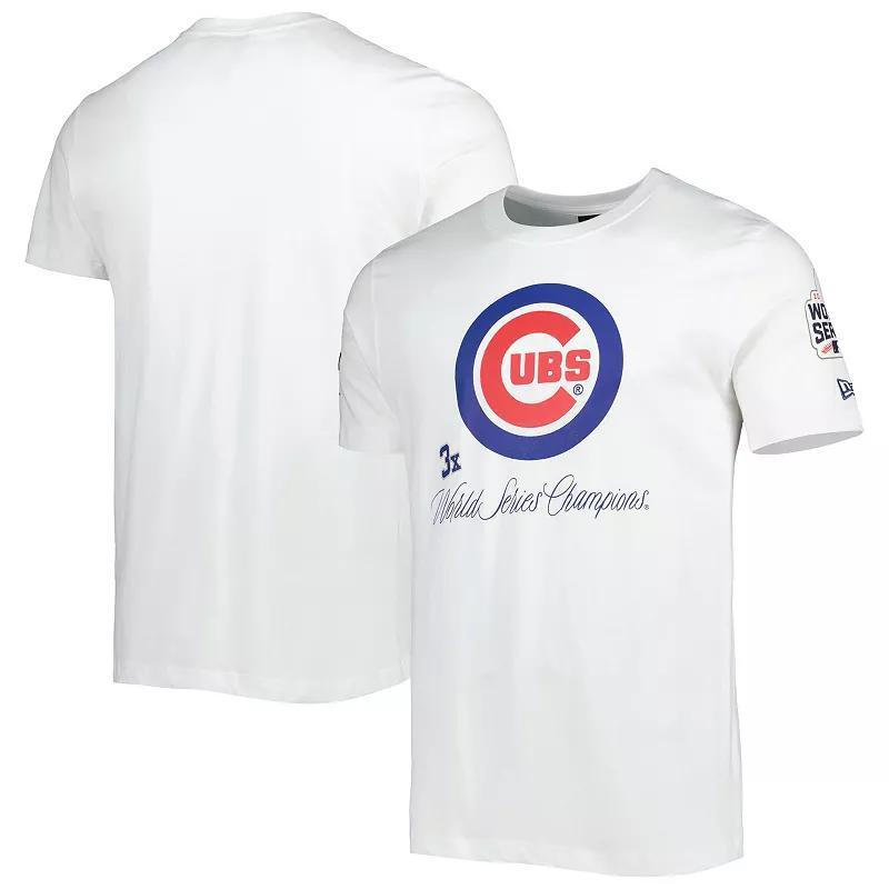 Mens New Era Chicago Cubs Historical Championship T-Shirt Product Image