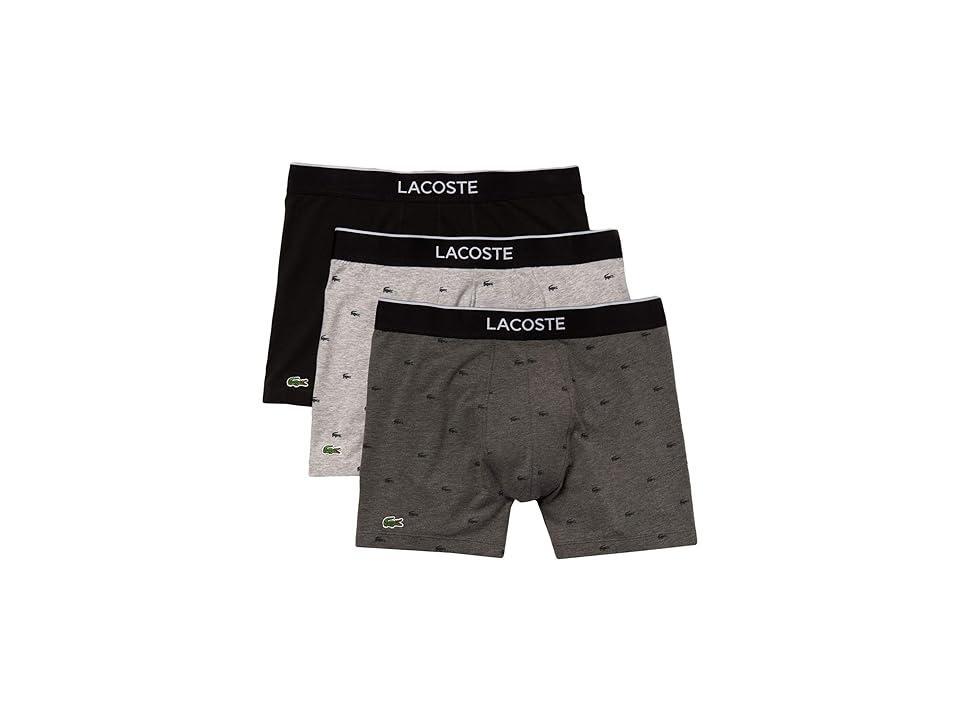 Lacoste Branded Waist Long Stretch Classic Boxer Briefs 3 Product Image