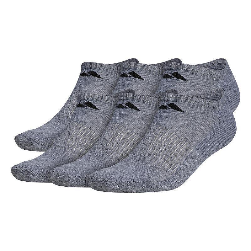 Mens adidas 6-pack Athletic Cushioned No-Show Socks Product Image