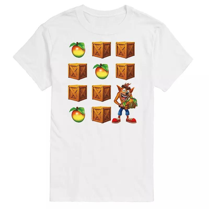 Mens Crash Bandicoot Crate Grid Tee Product Image