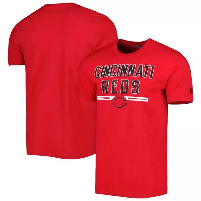 Mens New Era Red Cincinnati Reds Batting Practice T-Shirt Product Image