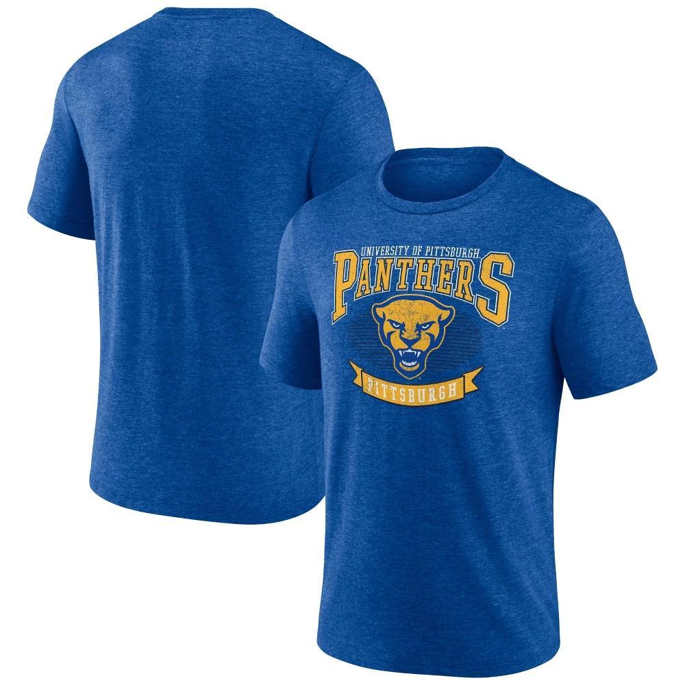 NCAA Pitt Panthers Mens Tri-Blend T-Shirt Product Image