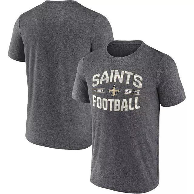 Mens Fanatics Branded Heathered Charcoal New Orleans Saints Want To Play T-Shirt Product Image