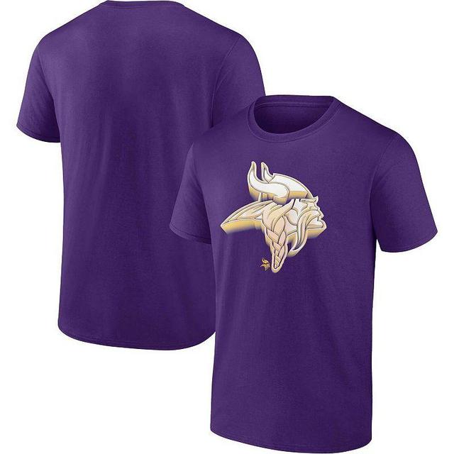 Mens Fanatics Branded Minnesota Vikings Chrome Dimension T-Shirt Product Image