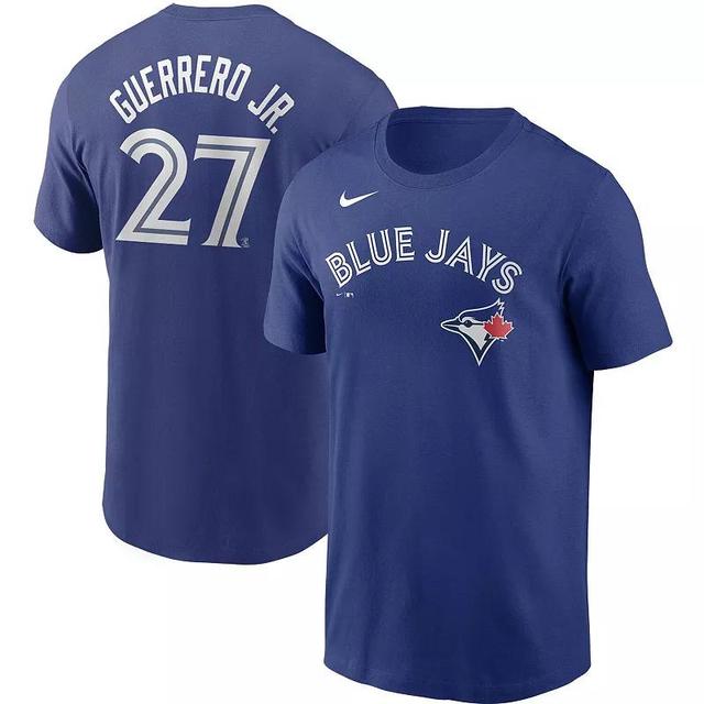 Mens Vladimir Guerrero Jr. Royal Toronto Blue Jays Name Number T-shirt Product Image