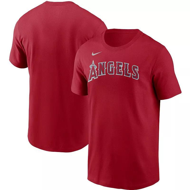 Mens Nike Los Angeles Angels Team Wordmark T-Shirt Product Image