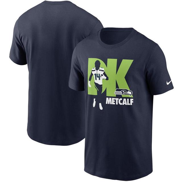 Mens Nike DK Metcalf College Seattle Seahawks Player Graphic T-Shirt Blue Product Image