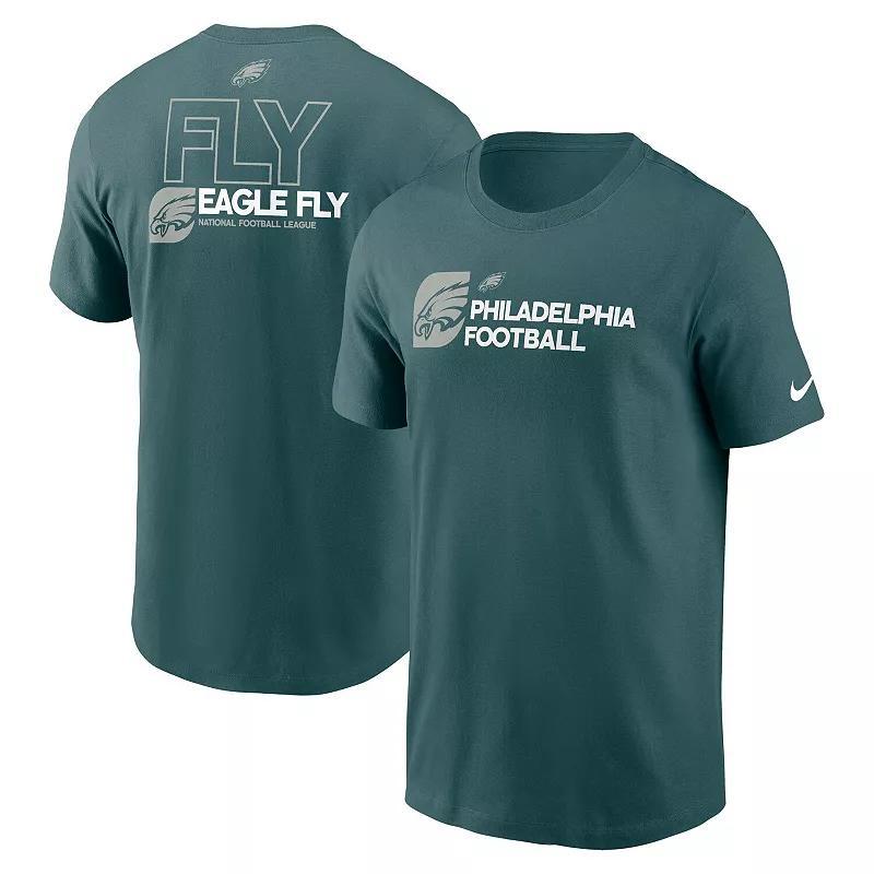 Mens Nike Midnight Philadelphia Eagles Outline T-Shirt Product Image