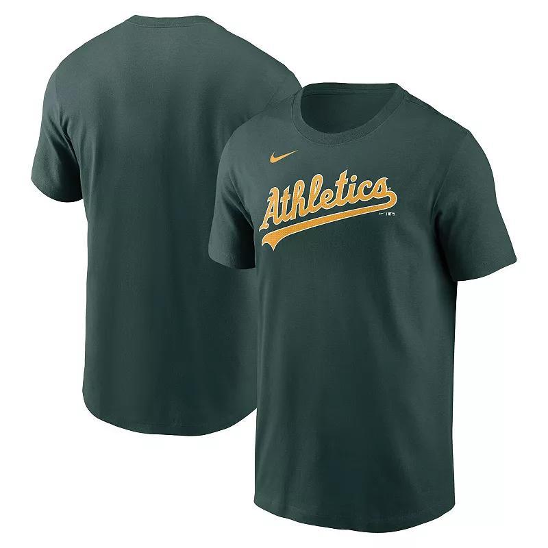 Mens Nike Oakland Athletics Fuse Wordmark T-Shirt Product Image