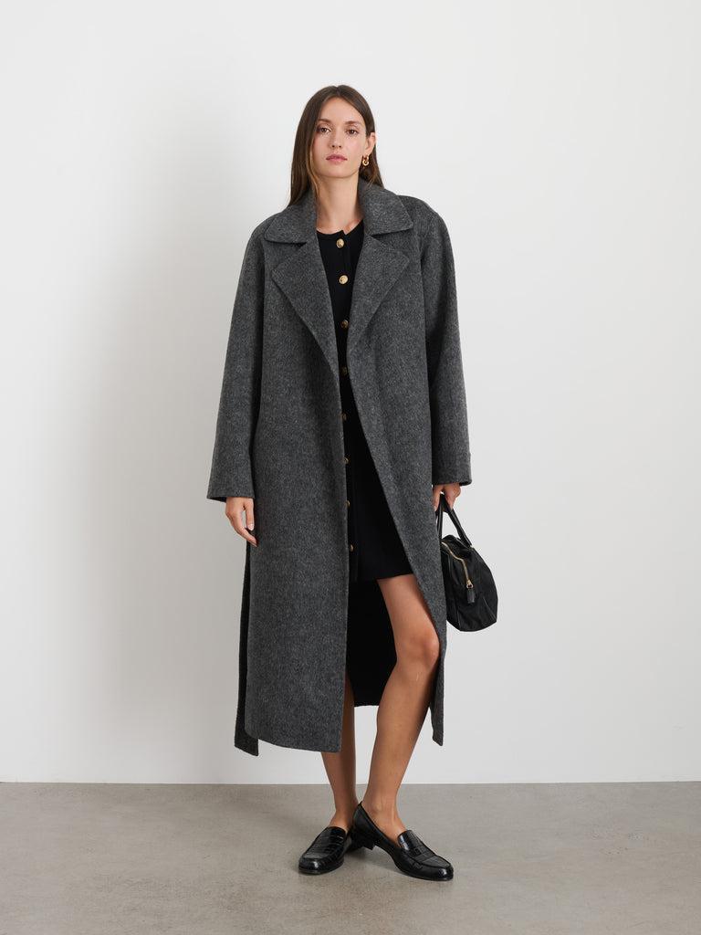 Georgia Wrap Coat In Wool Alpaca product image