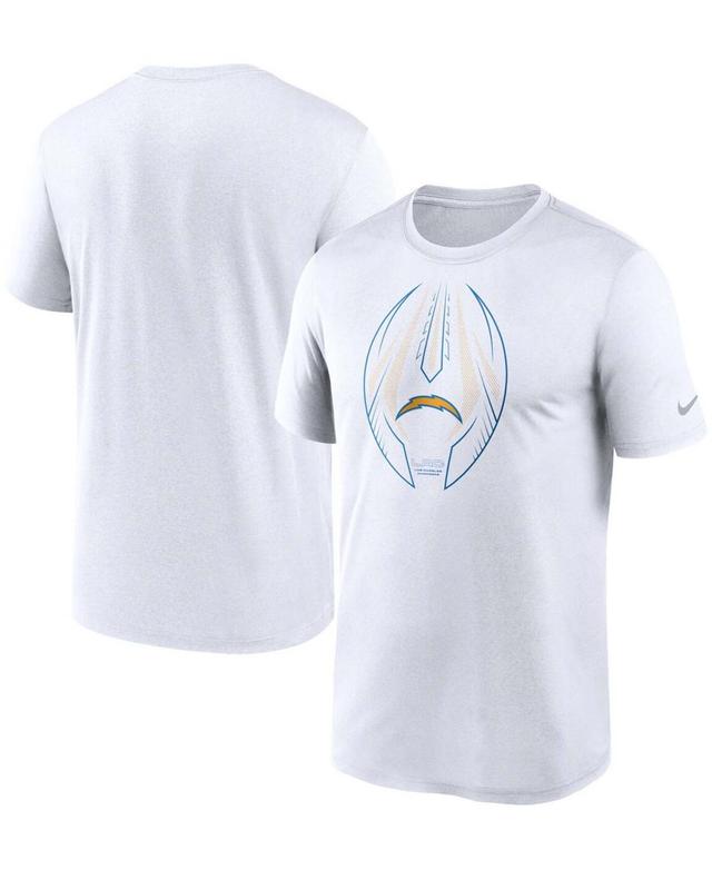 Mens White Los Angeles Chargers Team Legend Icon Performance T-shirt Product Image