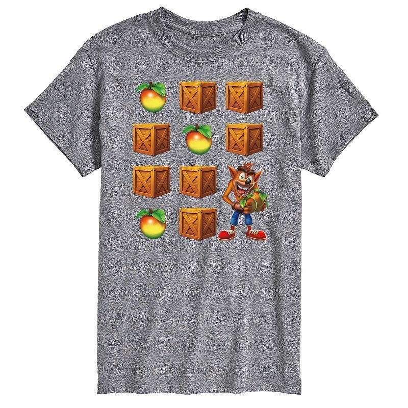 Mens Crash Bandicoot Crate Grid Tee Product Image