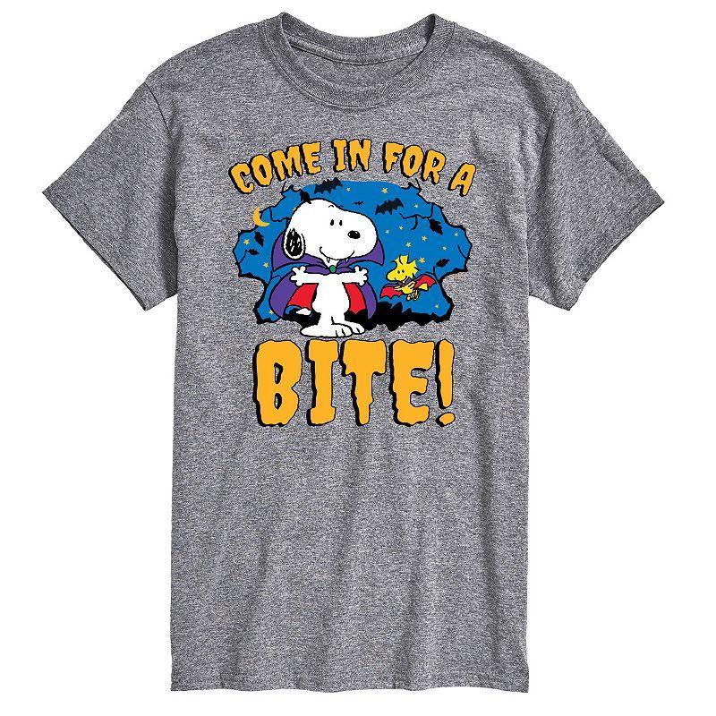 Mens Peanuts Snoopy Come In For A Bite Graphic Tee Product Image