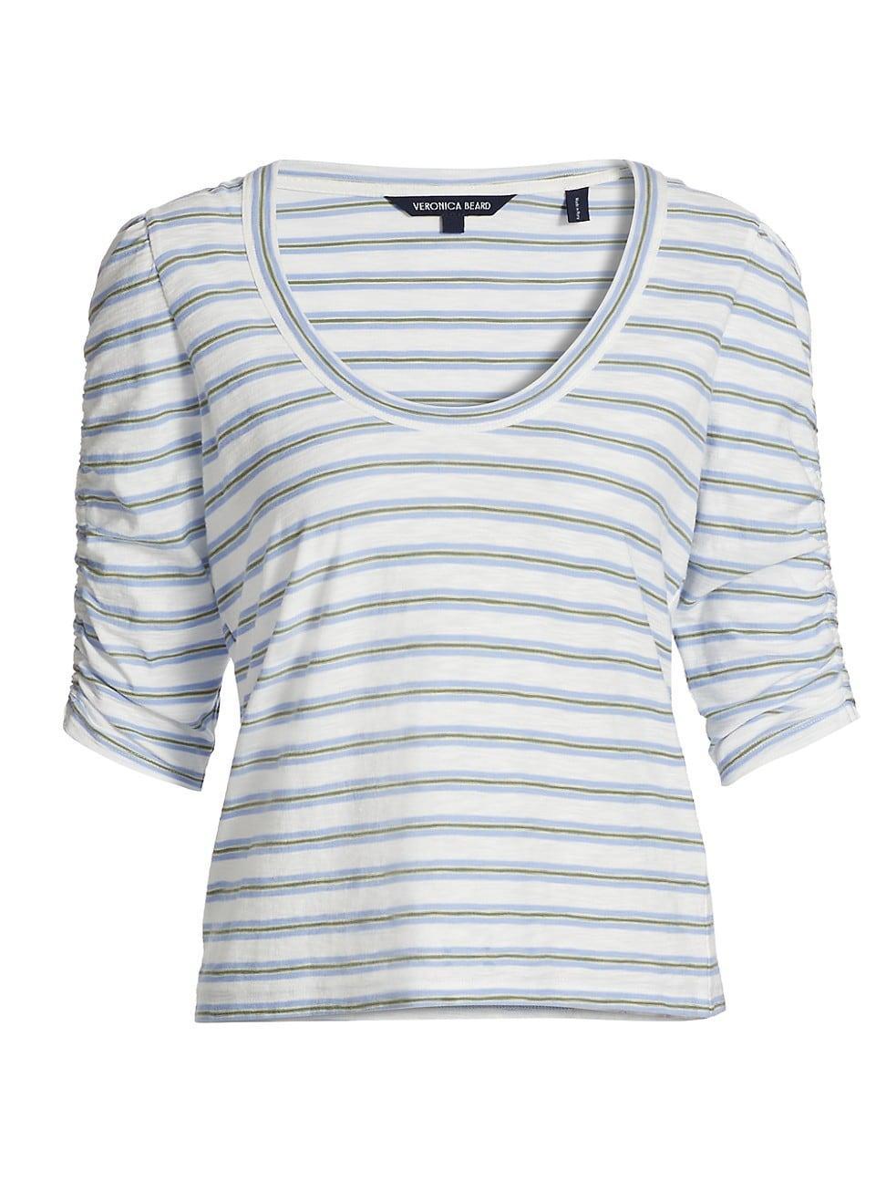 Womens Netto Striped Cotton Top product image