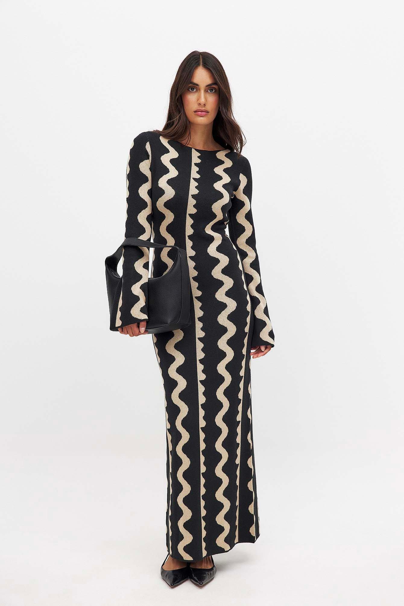 Jacquard Knitted Maxi Dress Product Image