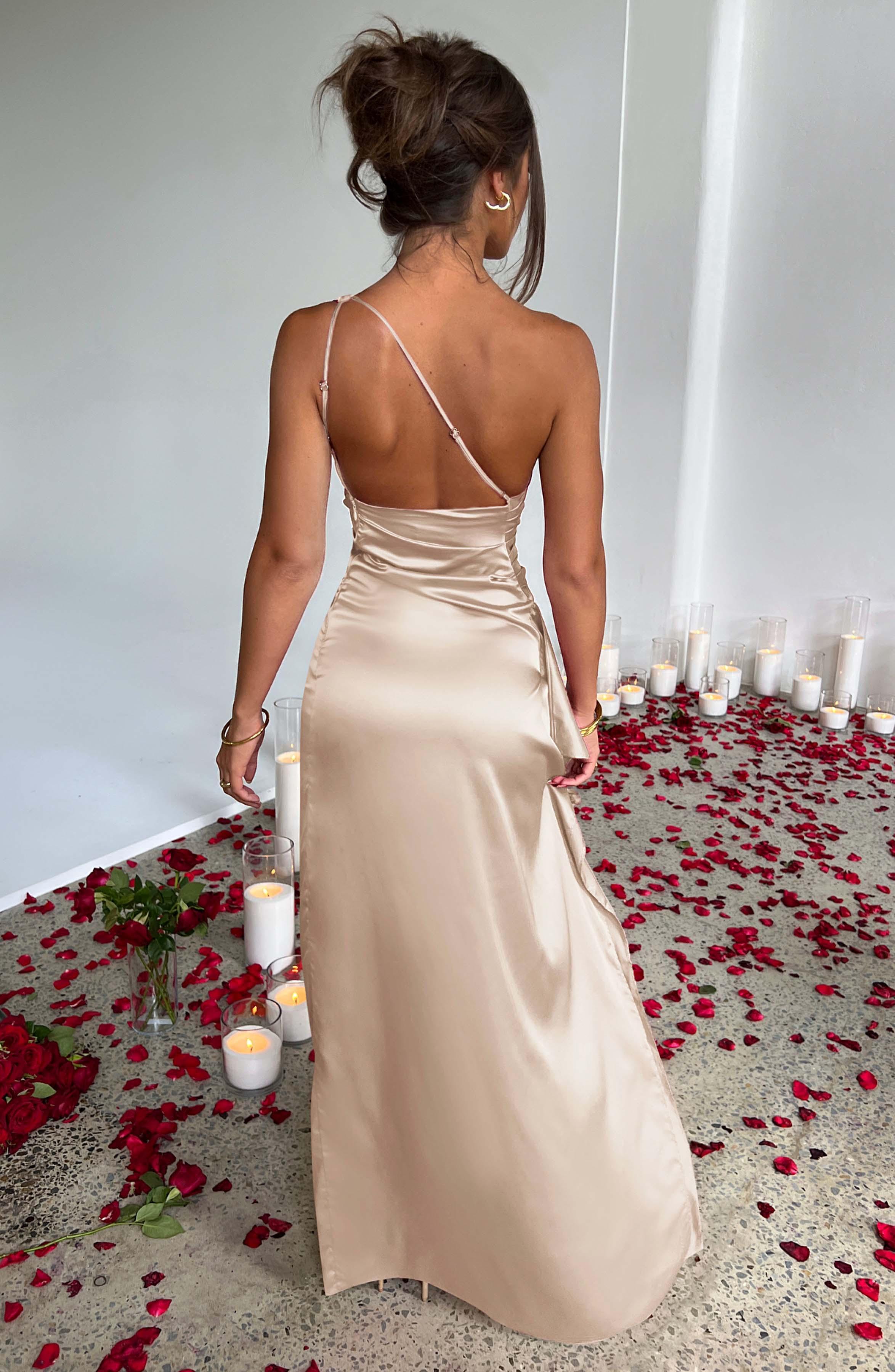 Ariel Maxi Dress - Champagne Product Image