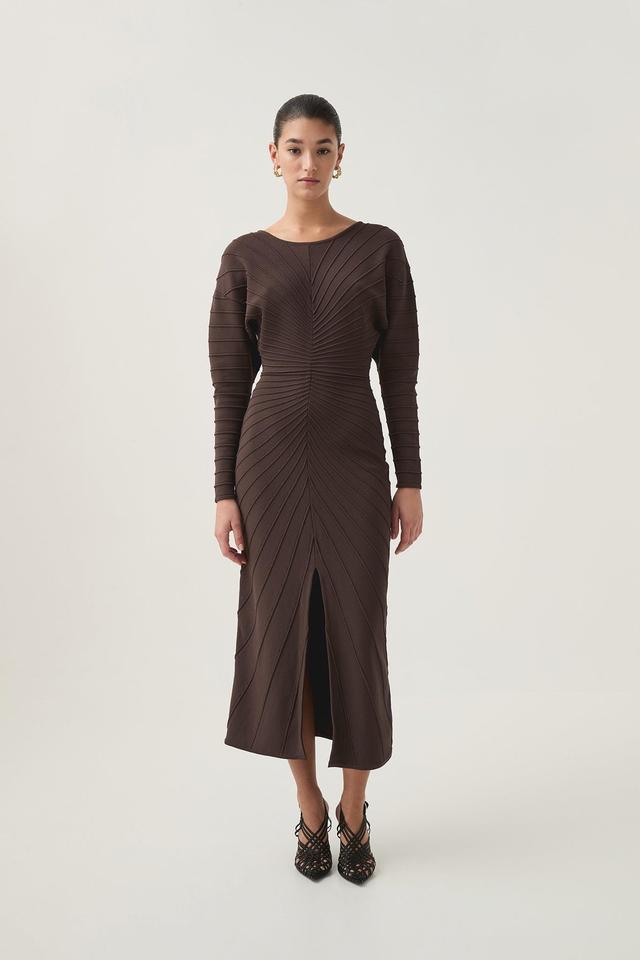 Modernist Cocoon Midi Dress Product Image