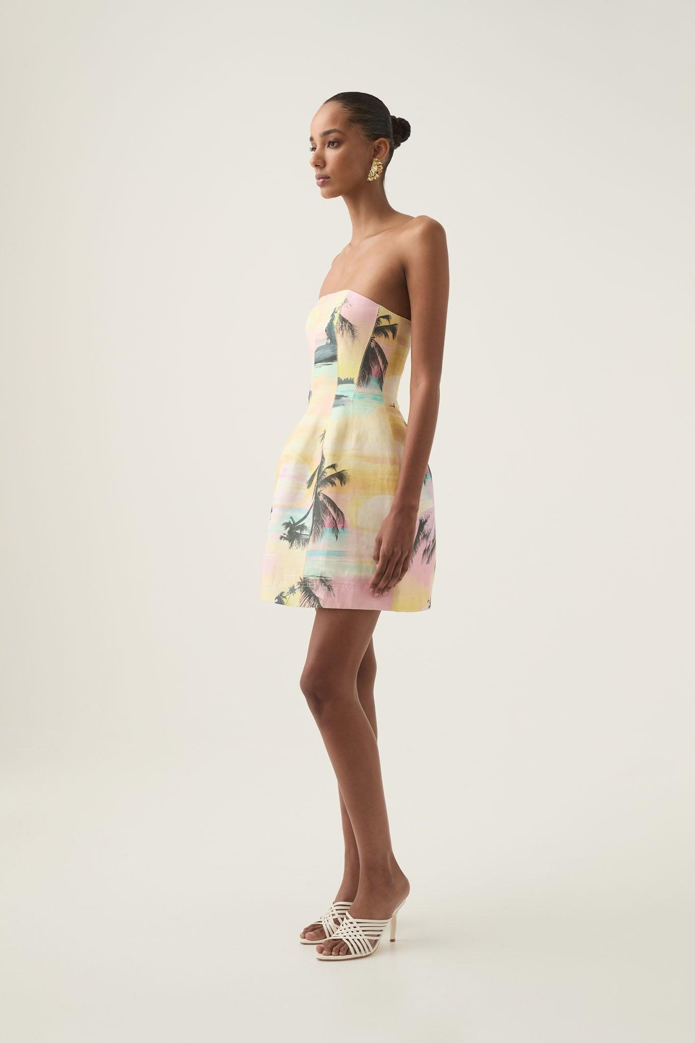 Baret Strapless Mini Dress Product Image