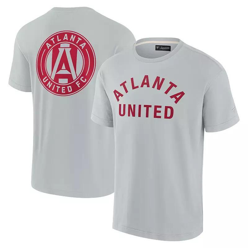 Mens Fanatics Signature Gray Atlanta United FC Oversized Logo T-Shirt Product Image