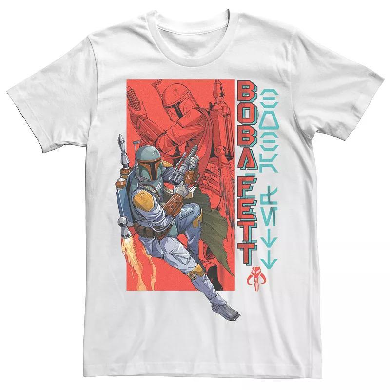 Mens Star Wars Boba Fett Action Pose Graphic Tee Product Image