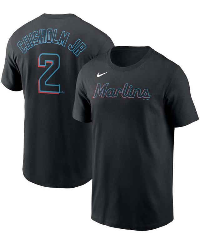 Mens Nike Jazz Chisholm Jr. Miami Marlins Name & Number T-Shirt Product Image