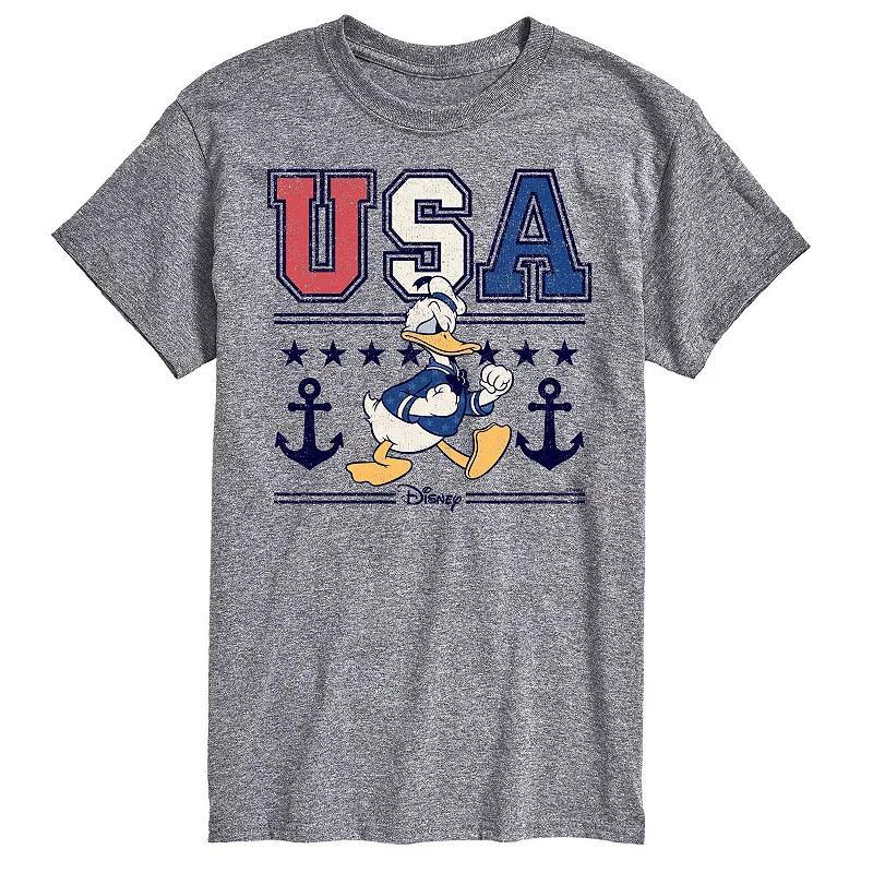 Disneys Big & Tall USA Donald Graphic Tee, Mens Product Image