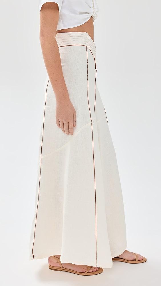 Culthera Eterno Sol White Skirt | Shopbop Product Image