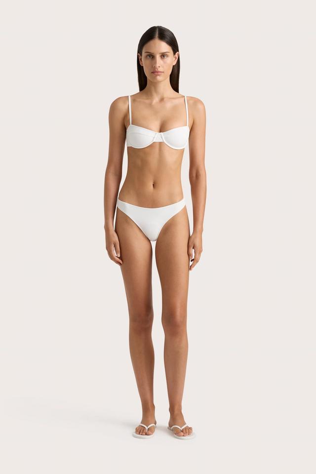 Farrah Bikini Top White Product Image