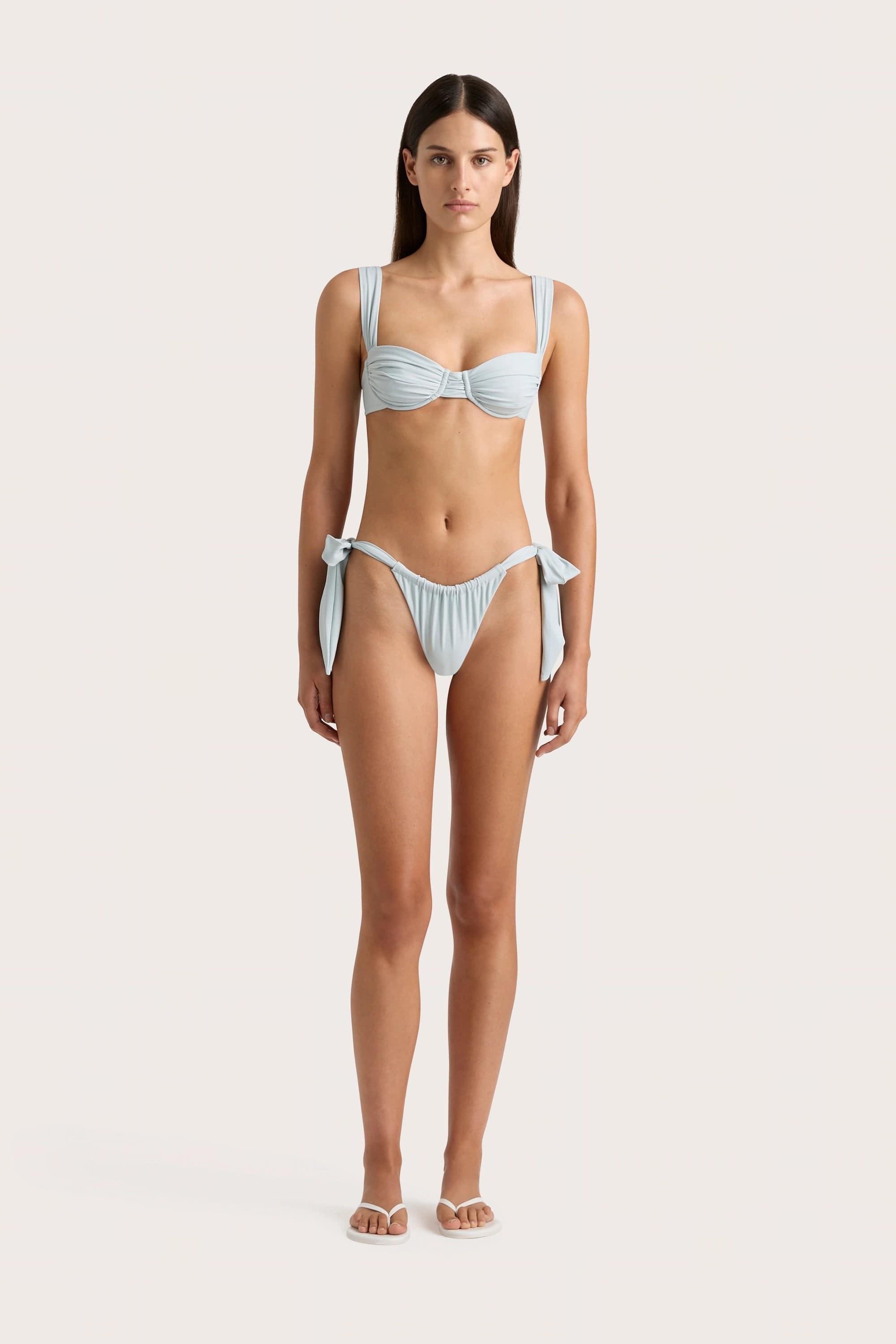 Sol Bikini Top Sky Blue Product Image