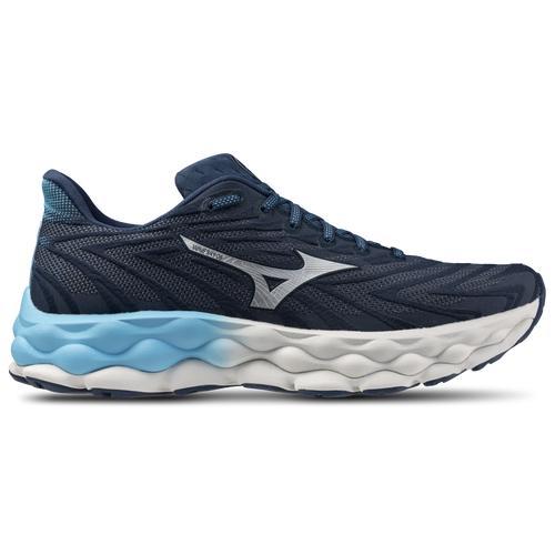 Mizuno Mens Wave Sky 8 - Shoes Blue Wing/Teal Silver Product Image