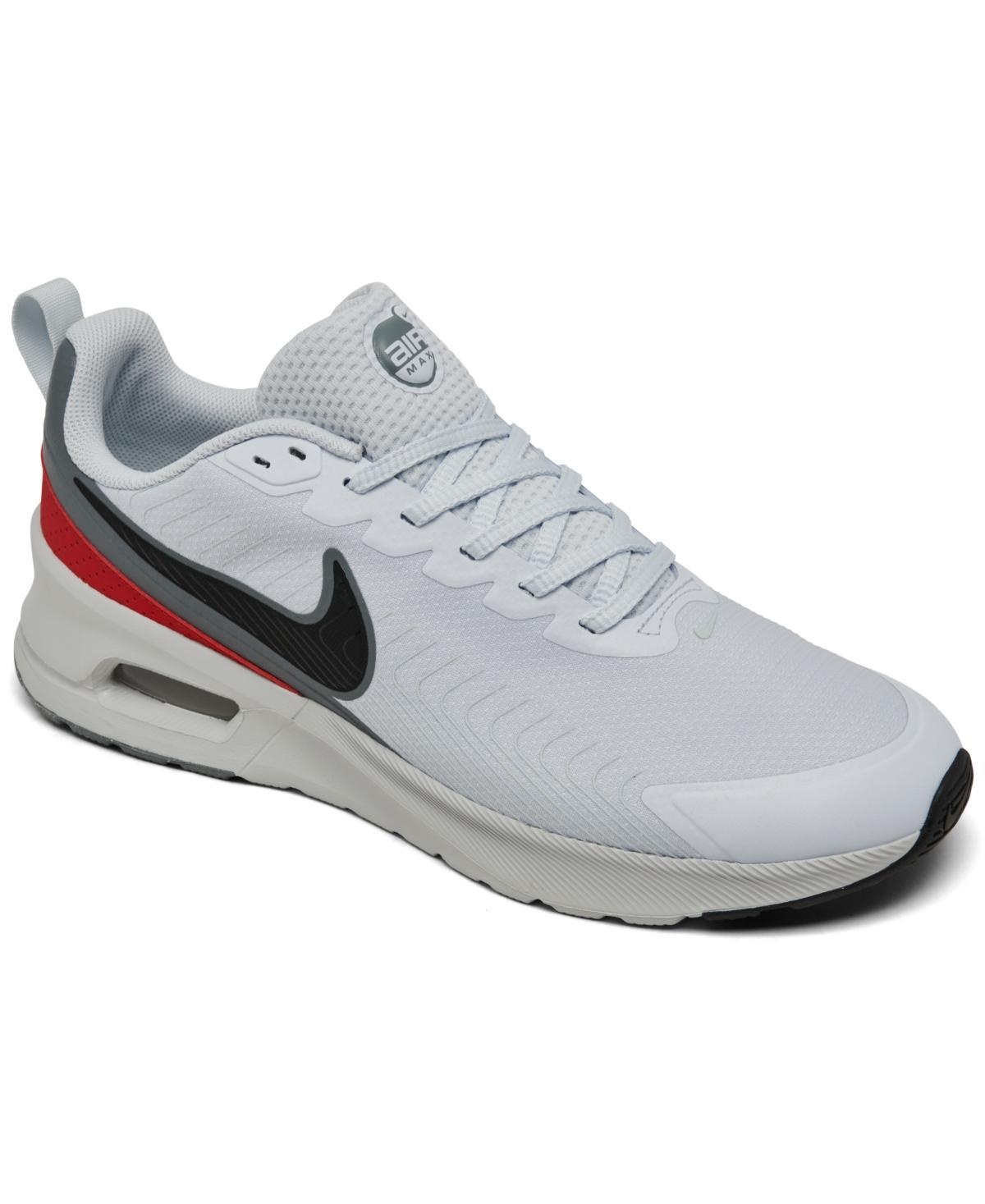 Men's Air Max Nuaxis Casual Sneakers From Finish Line In Grey,black Product Image