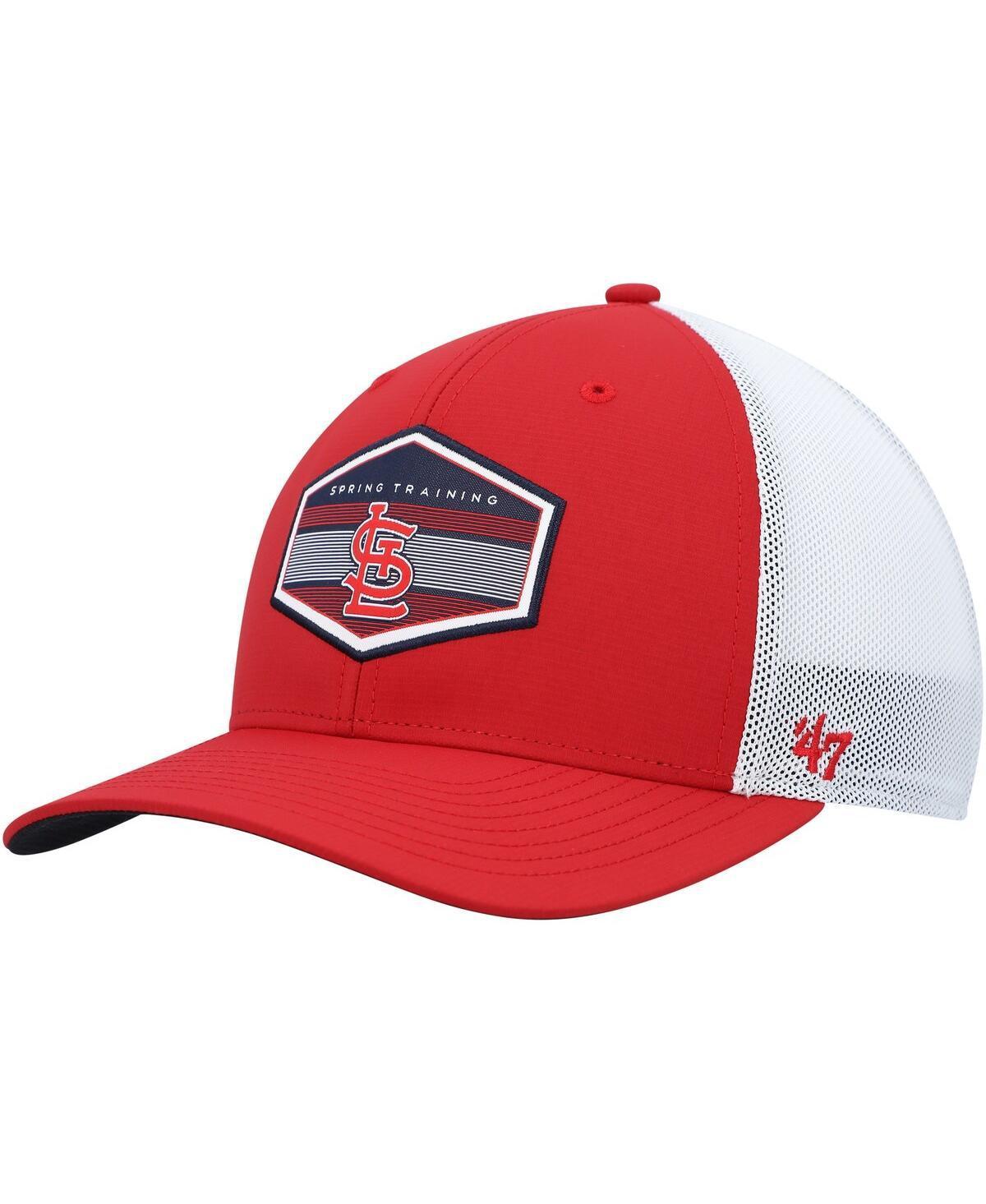 Mens 47 Brand Red St. Louis Cardinals Spring Training Burgess Trucker Snapback Hat - Red Product Image