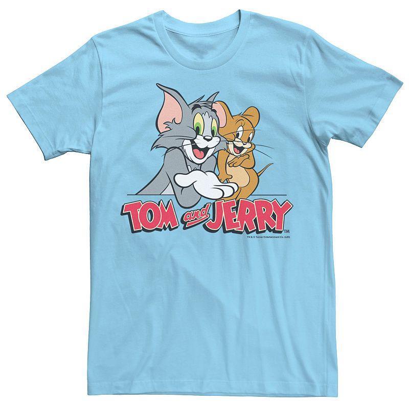 Mens Tom And Jerry Full Color Portrait Logo Tee Product Image