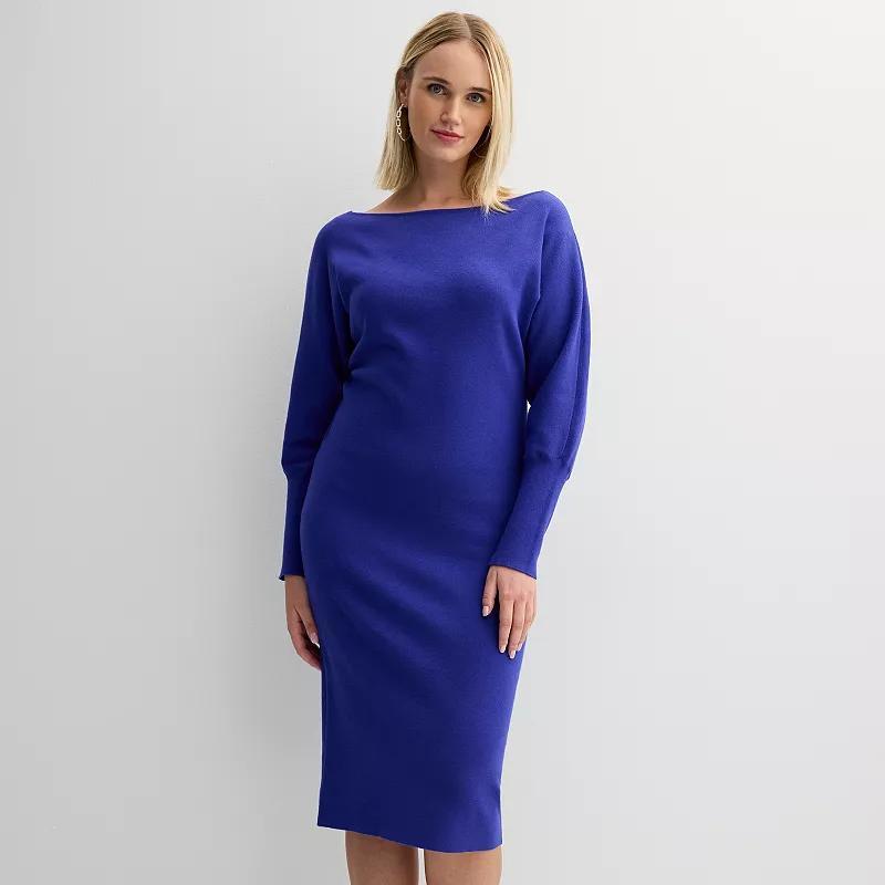 Womens INTEMPO Off The Shoulder Midi Dress Product Image