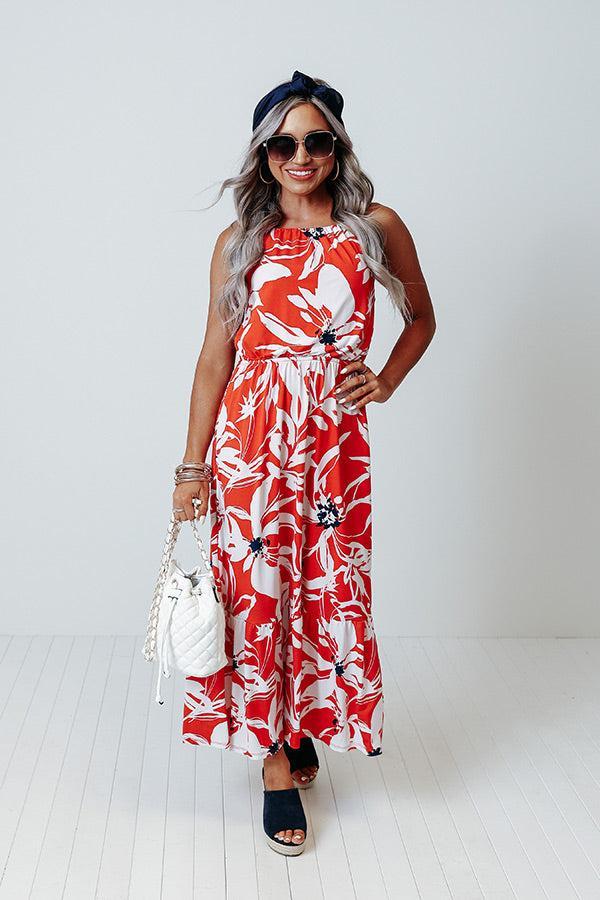 Tropics For Two Floral Midi Product Image