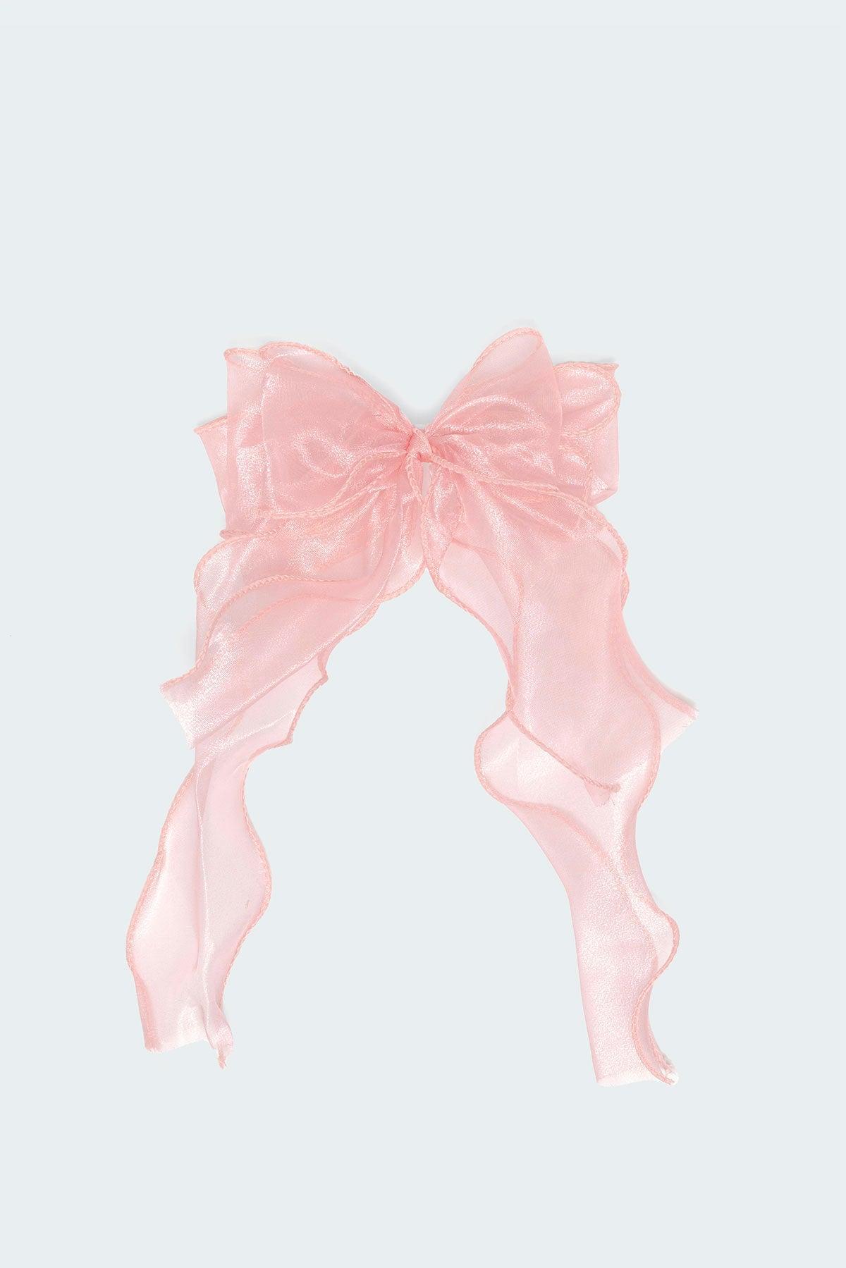 Frilled Bow Hair Clip Product Image