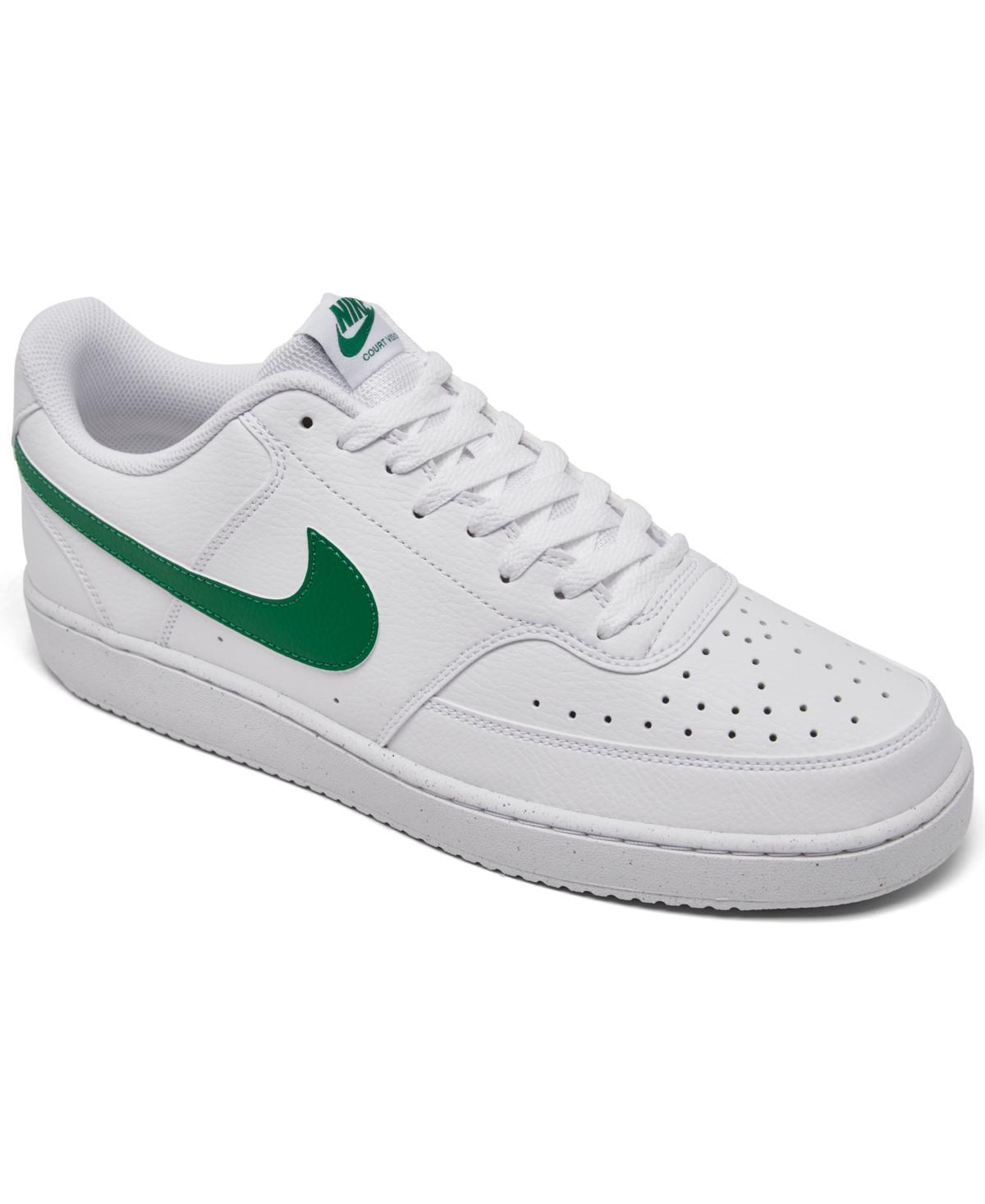 Nike Mens Court Vision Low Next Nature Casual Sneakers from Finish Line - White Product Image