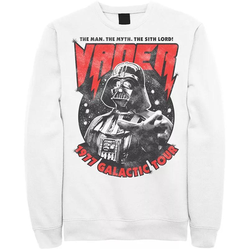 Mens Star Wars Vader 1977 Galactic Tour Metal Poster Sweatshirt Product Image