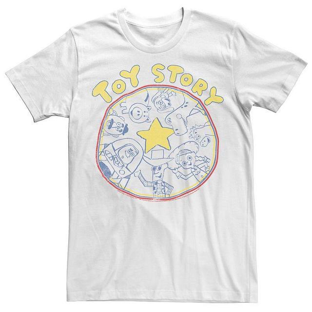 Disney / Pixars Toy Story Woody & Buzz Lightyear Mens Friends Circle Tee Product Image