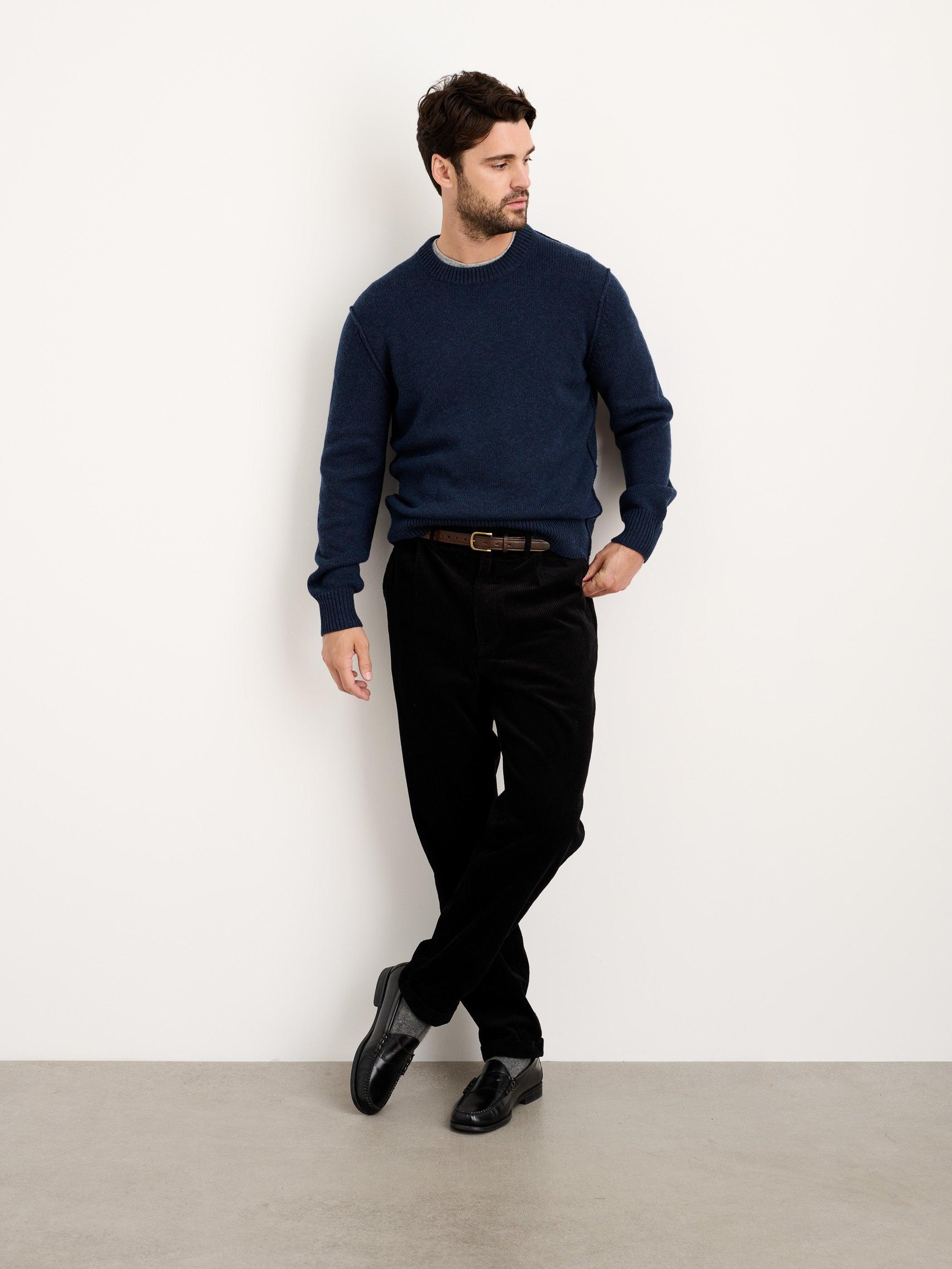 Standard Pleated Pant in Corduroy (Long Inseam) Male Product Image