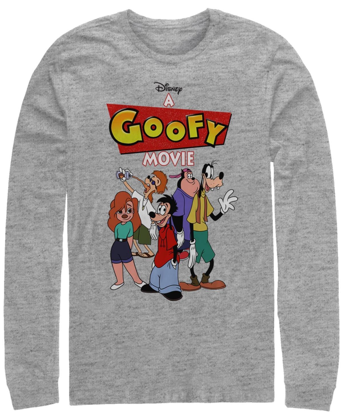 Fifth Sun A Goofy Movie Logo Group Mens Long Sleeve Crew Neck T-shirt Product Image