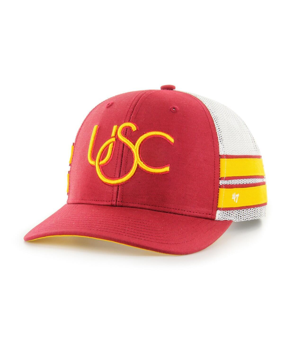 Mens 47 Cardinal USC Trojans Straight Eight Adjustable Trucker Hat Product Image