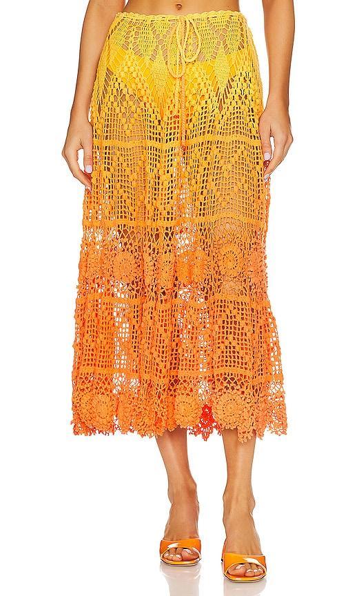 x REVOLVE Sunset Midi Skirt Product Image