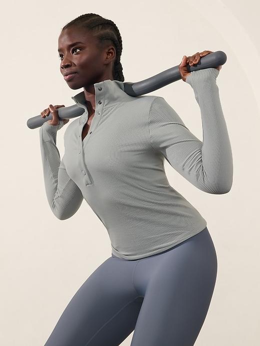 Flurry Seamless Henley Product Image