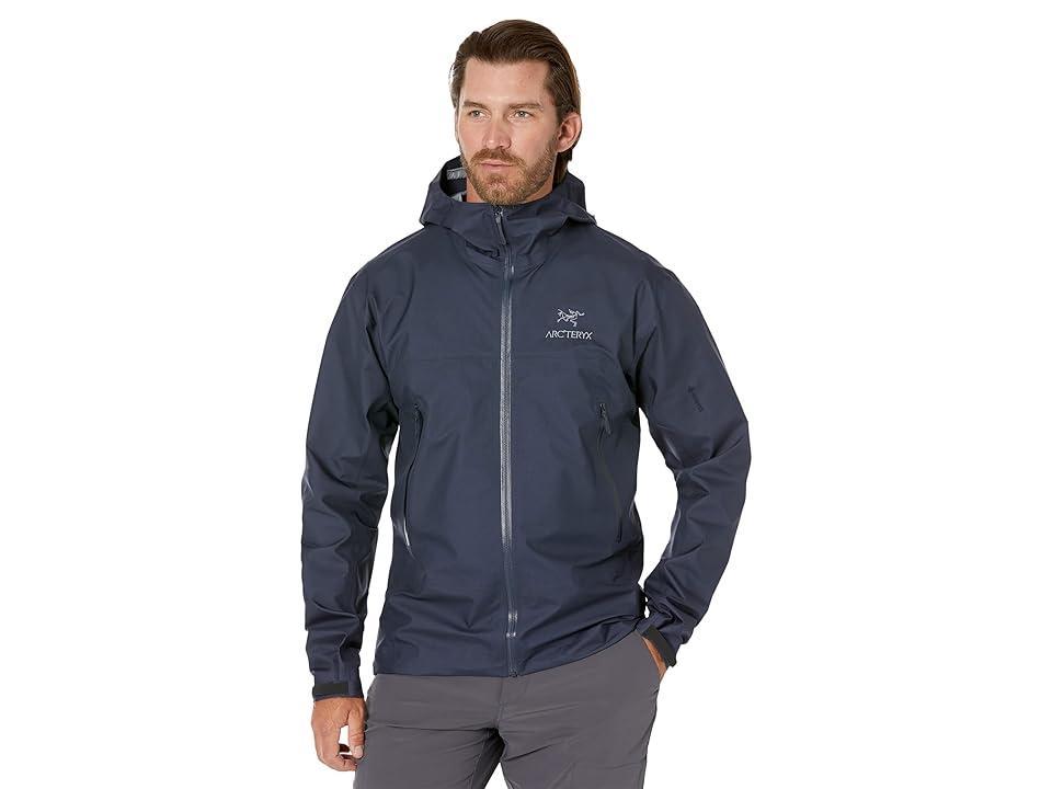 Arc'teryx Beta Jacket (Black Sapphire) Men's Clothing Product Image