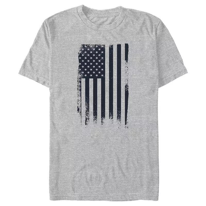 Big & Tall USA Flag Distressed Style Graphic Tee, Mens Product Image